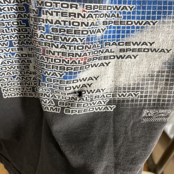 Vintage Nascar Winston Cup Series 2003 Mens Graphic Long Sleeve Shirt Black M - Picture 6 of 10